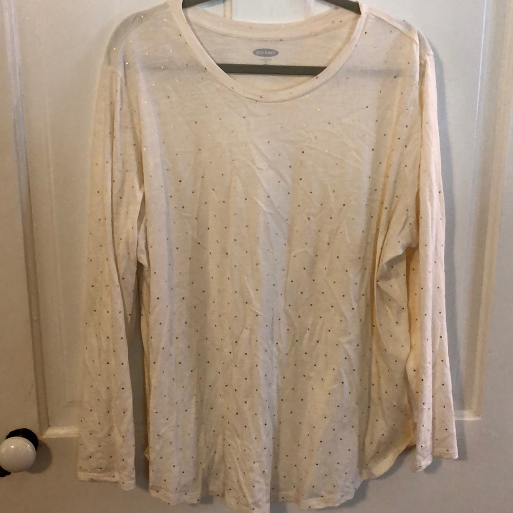 Women’s gold dot long sleeve tee